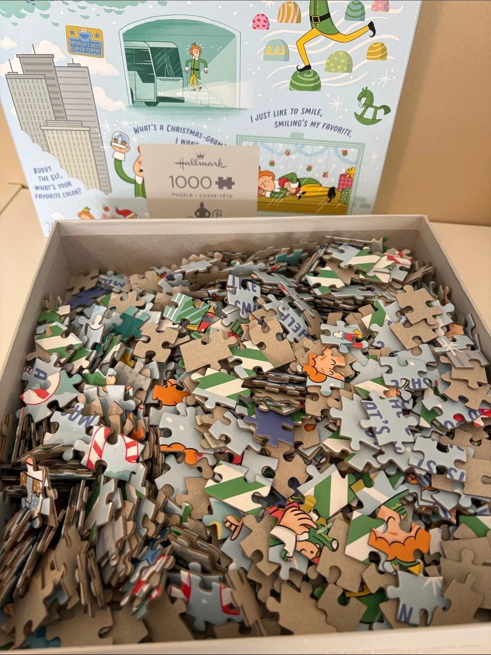 Hallmark 1000-Piece Journey To New York Elf Movie Puzzle